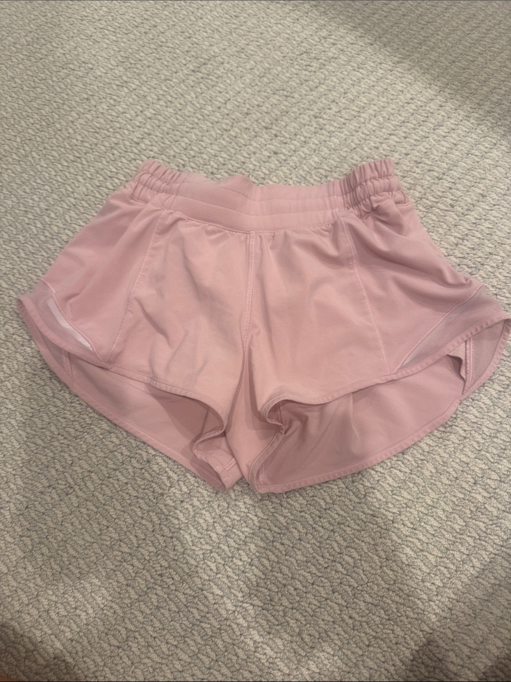 lululemon athletica Light Pink Women's Athletic Shorts 2.5” low-rise